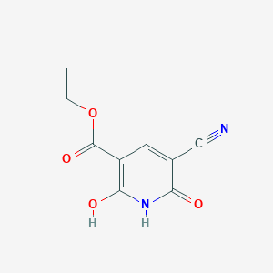 molecular formula C9H8N2O4 B1414496 Ethyl 5-cyano-2,6-dihydroxypyridine-3-carboxylate CAS No. 52600-50-7