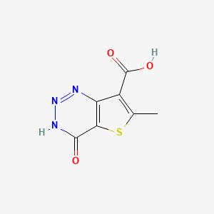 6-Methyl-4-oxo-3,4-dihydrothieno[3,2-d][1,2,3]triazine-7-carboxylic acid