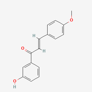 molecular formula C16H14O3 B14145038 (E)-1-(3-Hydroxyphenyl)-3-(4-methoxyphenyl)-2-propen-1-one CAS No. 186507-11-9