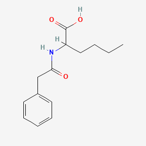 molecular formula C14H19NO3 B14145079 2-[(2-Phenylacetyl)amino]hexanoic acid CAS No. 65414-80-4