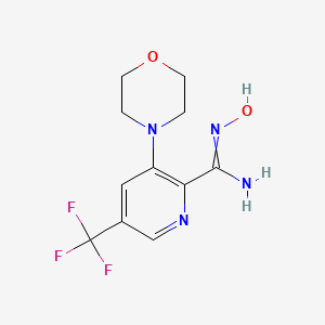 N-Hydroxy-3-morpholino-5-(trifluoromethyl)-pyridine-2-carboxamidine