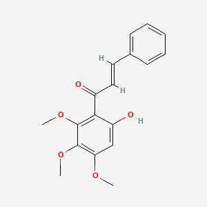 molecular formula C18H18O5 B14145103 Helilandin B CAS No. 70185-52-3