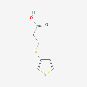 3-[(Thiophen-3-yl)tellanyl]propanoic acid