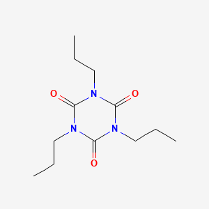 molecular formula C12H21N3O3 B14145118 1,3,5-Tripropyl-1,3,5-triazine-2,4,6(1H,3H,5H)-trione CAS No. 4015-16-1