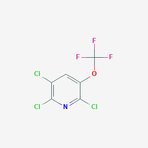 molecular formula C6HCl3F3NO B14145180 2,3,6-Trichloro-5-(trifluoromethoxy)pyridine CAS No. 130115-97-8