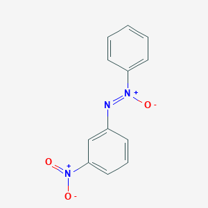 molecular formula C12H9N3O3 B14145262 1-Nitro-3-[(Z)-phenyl-ONN-azoxy]benzene CAS No. 16054-44-7