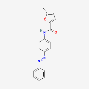 5-methyl-N-{4-[(E)-phenyldiazenyl]phenyl}furan-2-carboxamide