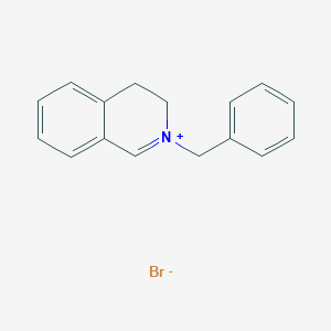 molecular formula C16H16BrN B14145415 2-(Phenylmethyl)-3,4-dihydroisoquinolin-2-ium bromide CAS No. 84500-82-3