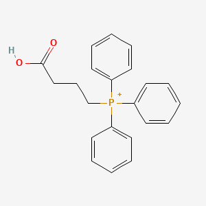 molecular formula C22H22O2P+ B14145455 (3-Carboxypropyl)triphenylphosphonium CAS No. 151310-36-0