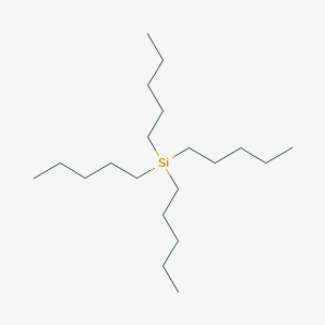 molecular formula C20H44Si B14145465 Silane, tetrapentyl CAS No. 3429-63-8