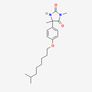 3,5-Dimethyl-5-[4-[(7-methyloctyl)oxy]phenyl]-2,4-imidazolidinedione