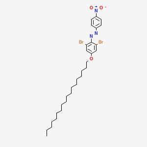 molecular formula C30H43Br2N3O3 B14145511 (E)-1-[2,6-dibromo-4-(octadecyloxy)phenyl]-2-(4-nitrophenyl)diazene CAS No. 732249-54-6