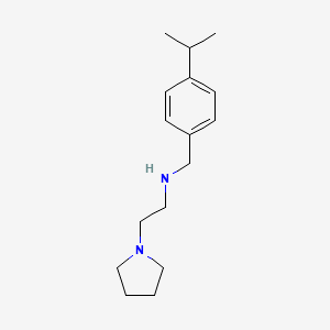 molecular formula C16H26N2 B14145538 (4-Isopropyl-benzyl)-(2-pyrrolidin-1-yl-ethyl)-amine CAS No. 827326-64-7