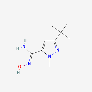 5-tert-Butyl-N-hydroxy-2-methyl-2H-pyrazole-3-carboxamidine