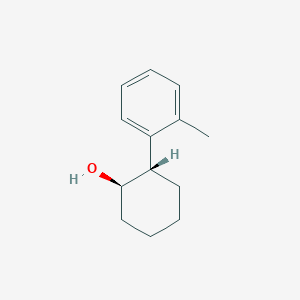 molecular formula C13H18O B14145648 Cyclohexanol, 2-(2-methylphenyl)-, trans- CAS No. 6125-71-9