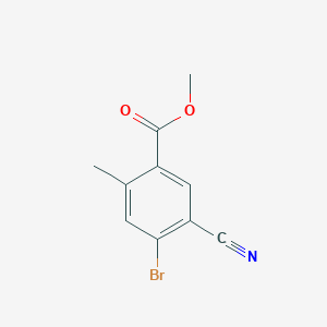 Methyl 4-bromo-5-cyano-2-methylbenzoate