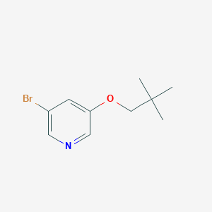 3-Bromo-5-(2,2-dimethylpropoxy)pyridine
