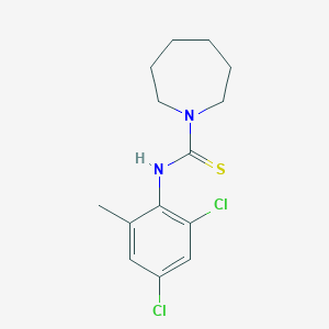 molecular formula C14H18Cl2N2S B1414579 N-(2,4-dichloro-6-methylphenyl)azepane-1-carbothioamide CAS No. 2197054-38-7