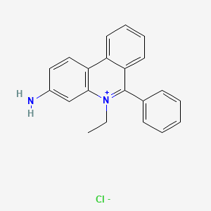 Phenanthridinium, 3-amino-5-ethyl-6-phenyl-, chloride