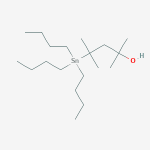 2,4-Dimethyl-4-(tributylstannyl)pentan-2-ol