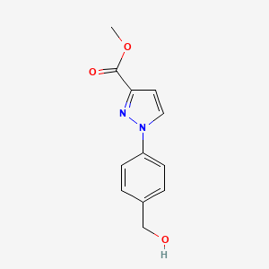 methyl 1-[4-(hydroxymethyl)phenyl]-1H-pyrazole-3-carboxylate
