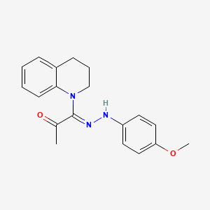 1-(3,4-Dihydro-2H-quinolin-1-yl)-1-[(4-methoxy-phenyl)-hydrazono]-propan-2-one