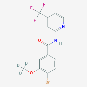 Benzamide, 4-bromo-3-(methoxy-d3)-N-[4-(trifluoromethyl)-2-pyridinyl]