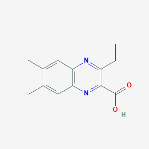 B1414601 3-Ethyl-6,7-dimethylquinoxaline-2-carboxylic acid CAS No. 2197063-27-5