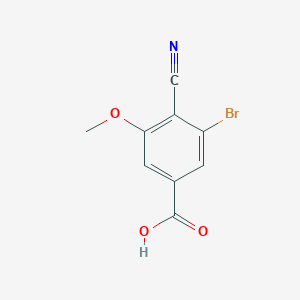 3-Bromo-4-cyano-5-methoxybenzoic acid