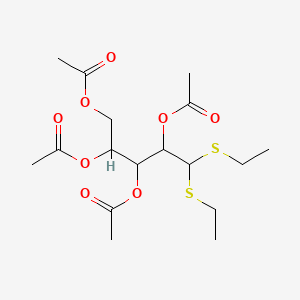 2-(Acetyloxy)-1-[1,2-di(acetyloxy)ethyl]-3,3-di(ethylthio)propyl acetate