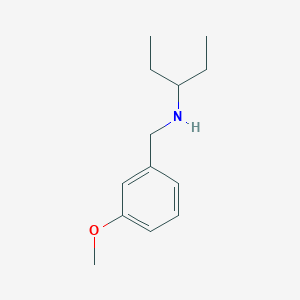 [(3-Methoxyphenyl)methyl](pentan-3-yl)amine