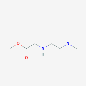 molecular formula C7H16N2O2 B1414675 2-{[2-(二甲氨基)乙基]氨基}乙酸甲酯 CAS No. 1020932-71-1