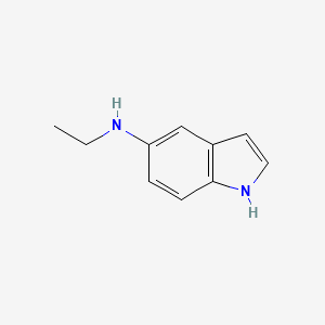 molecular formula C10H12N2 B1414677 N-ethyl-1H-indol-5-amine CAS No. 1042600-60-1