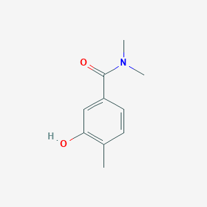 molecular formula C10H13NO2 B1414679 3-hydroxy-N,N,4-trimethylbenzamide CAS No. 1019362-93-6