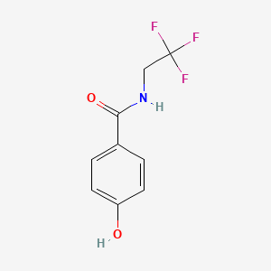 molecular formula C9H8F3NO2 B1414680 4-羟基-N-(2,2,2-三氟乙基)苯甲酰胺 CAS No. 1019343-45-3
