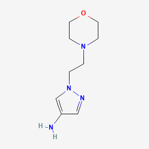 molecular formula C9H16N4O B1414681 1-(2-Morpholin-4-yl-ethyl)-1H-pyrazol-4-ylamine CAS No. 1152961-27-7