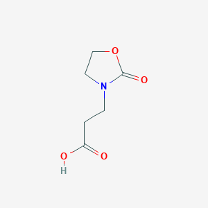 3-(2-Oxo-1,3-oxazolidin-3-yl)propanoic acid