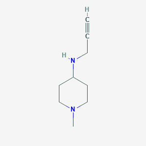 molecular formula C9H16N2 B1414691 1-methyl-N-(prop-2-yn-1-yl)piperidin-4-amine CAS No. 919836-45-6