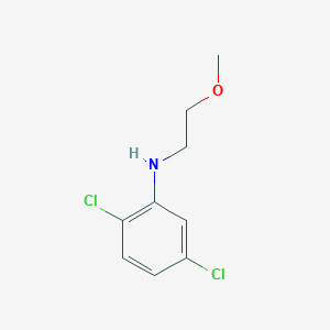 molecular formula C9H11Cl2NO B1414699 2,5-二氯-N-(2-甲氧基乙基)苯胺 CAS No. 1021004-84-1