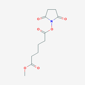 molecular formula C11H15NO6 B014147 N-琥珀酰亚胺基甲酸甲酯 CAS No. 118380-06-6