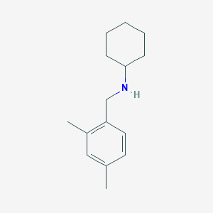 molecular formula C15H23N B1414706 N-[(2,4-dimethylphenyl)methyl]cyclohexanamine CAS No. 1019620-13-3