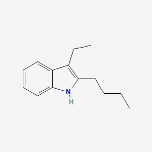 2-Butyl-3-ethyl-1H-indole