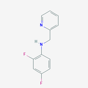 2,4-difluoro-N-(pyridin-2-ylmethyl)aniline