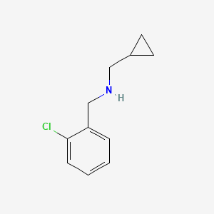 molecular formula C11H14ClN B1414720 N-(Cyclopropylmethyl)-2-chloro-benzylamine CAS No. 1019506-73-0