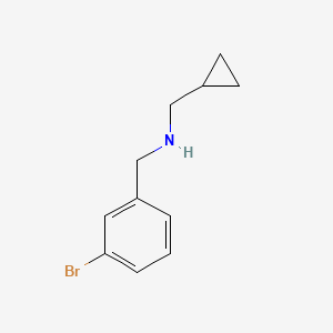 molecular formula C11H14BrN B1414723 N-(Cyclopropylmethyl)-3-bromobenzylamine CAS No. 1019506-79-6