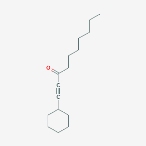 1-Cyclohexyldec-1-YN-3-one