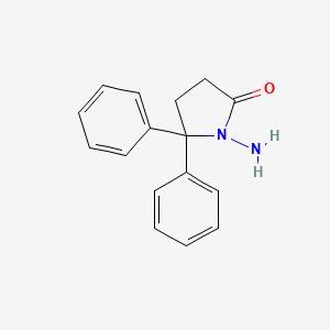 1-Amino-5,5-diphenylpyrrolidin-2-one