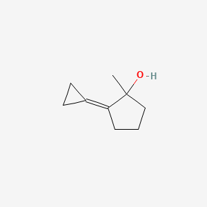 2-Cyclopropylidene-1-methylcyclopentan-1-ol