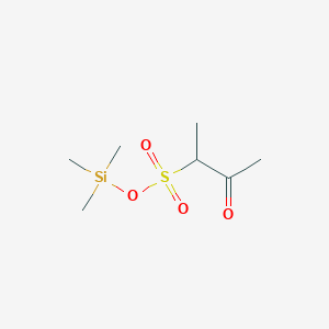 Trimethylsilyl 3-oxobutane-2-sulfonate