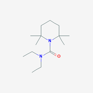 molecular formula C14H28N2O B14147354 N,N-Diethyl-2,2,6,6-tetramethylpiperidine-1-carboxamide CAS No. 89038-57-3